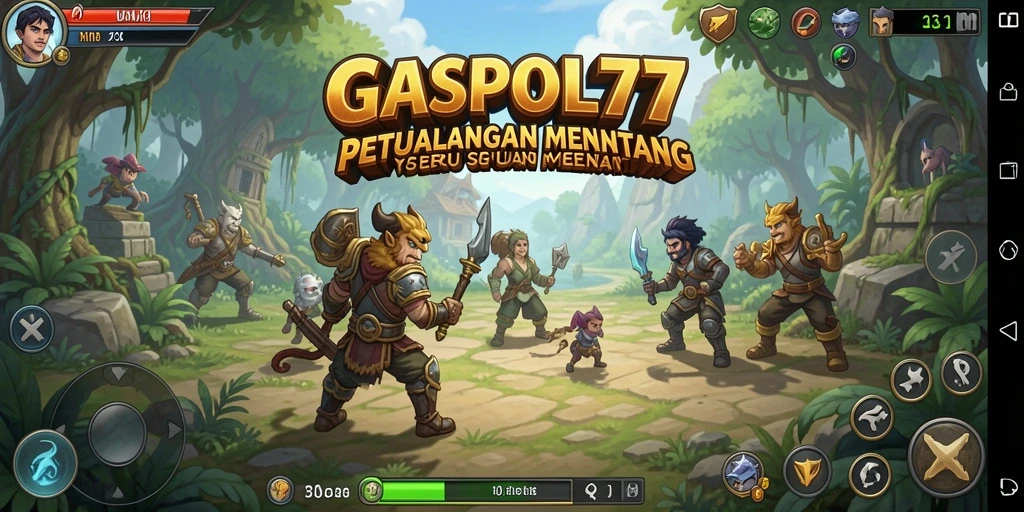 Tampilan menarik gameplay RPG di GASPOL77 yang penuh aksi.