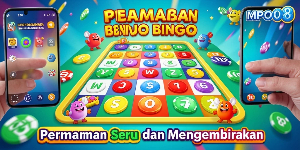 Tampilan gameplay MPO08 menunjukkan suasana seru bermain Bingo.