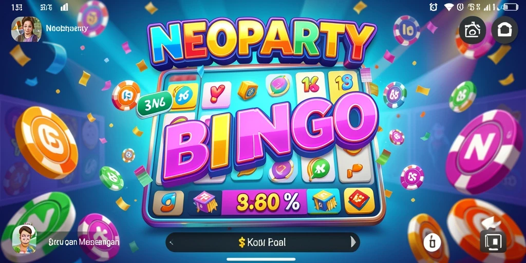 Tampilan gameplay Bingo yang menarik dan interaktif di NEOPARTY.
