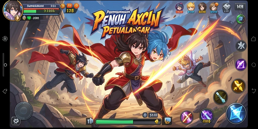 Screenshot gameplay SVIP8 yang menampilkan aksi seru.
